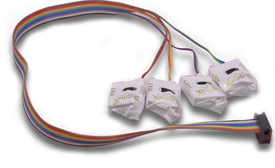Digitrax 10003 RX4 4-Zone Transponding Receiver Add-on for BDL Series Detectors