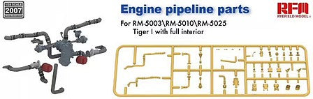 Ryefield Model 2007 Engine Plumbing Tiger I Maybach 1:35