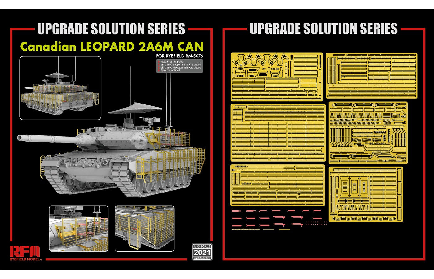 Ryefield Model 2021 Upgrade Set for 1:35 Leopard 2 Kits
