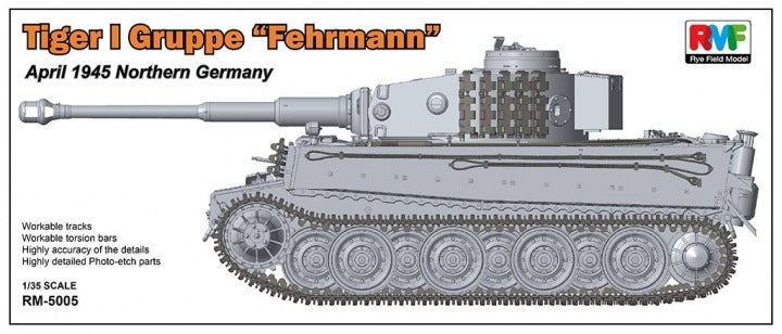 Rye Field Model 5005 Tiger I Gruppe Fehrmann Field Mode 1:35