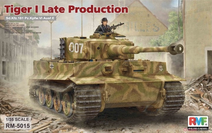 Rye Field Model 5015 Tiger I Late Production 1:35