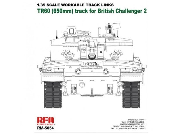 Ryefield Model 5054 Workable Tracks for Challenger 2