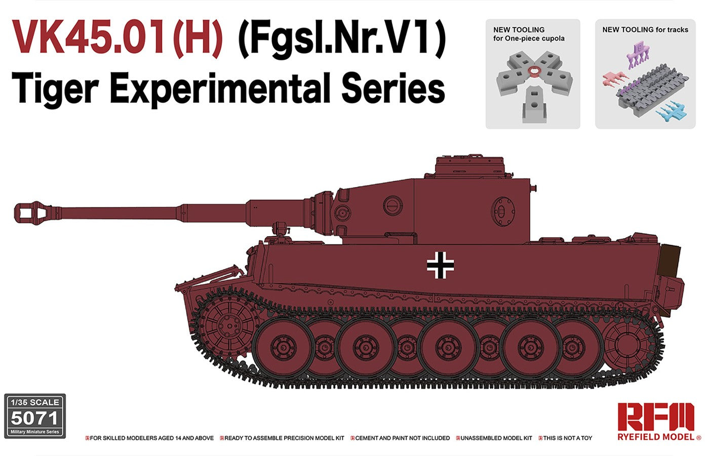 Ryefield Model 5071 Tiger VK45.01H Experimental 1:35