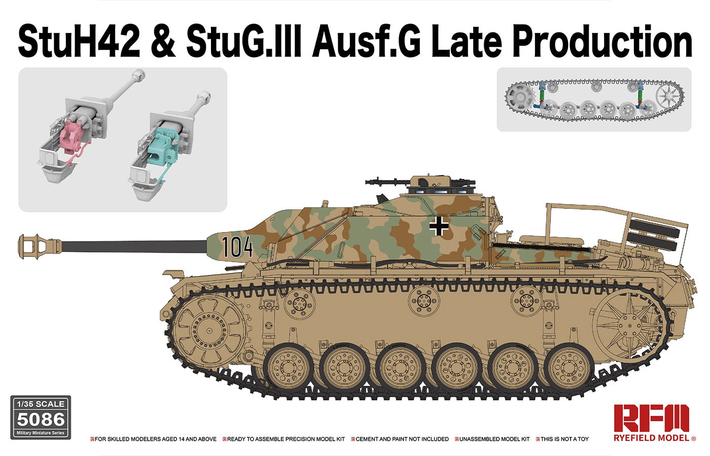 Rye Field Model 5086 Stuh42 & Stug.III Ausf.G Late 1:35