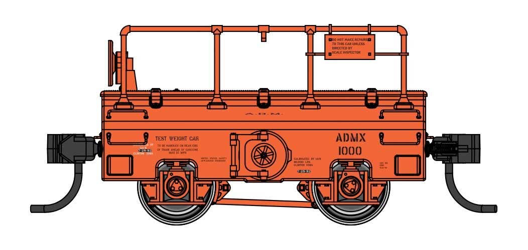 Walthers Proto HO 920-105300 Scale Test Car, Archer-Daniels-Midland #1000 | 44.98