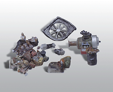 Woodland Scenics WOO225 Scenic Details(R) (Unpainted Metal Castings) -- Industrial Junk Piles, HO Scale