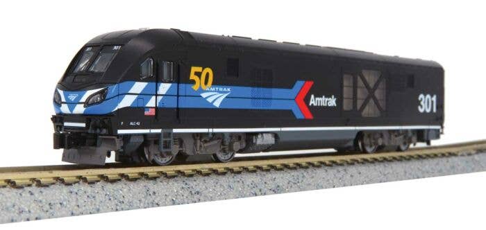 Kato N 1766050DCC Siemens ALC-42 Charger Locomotive Digitrax, Amtrak #301 (DCC Equipped)