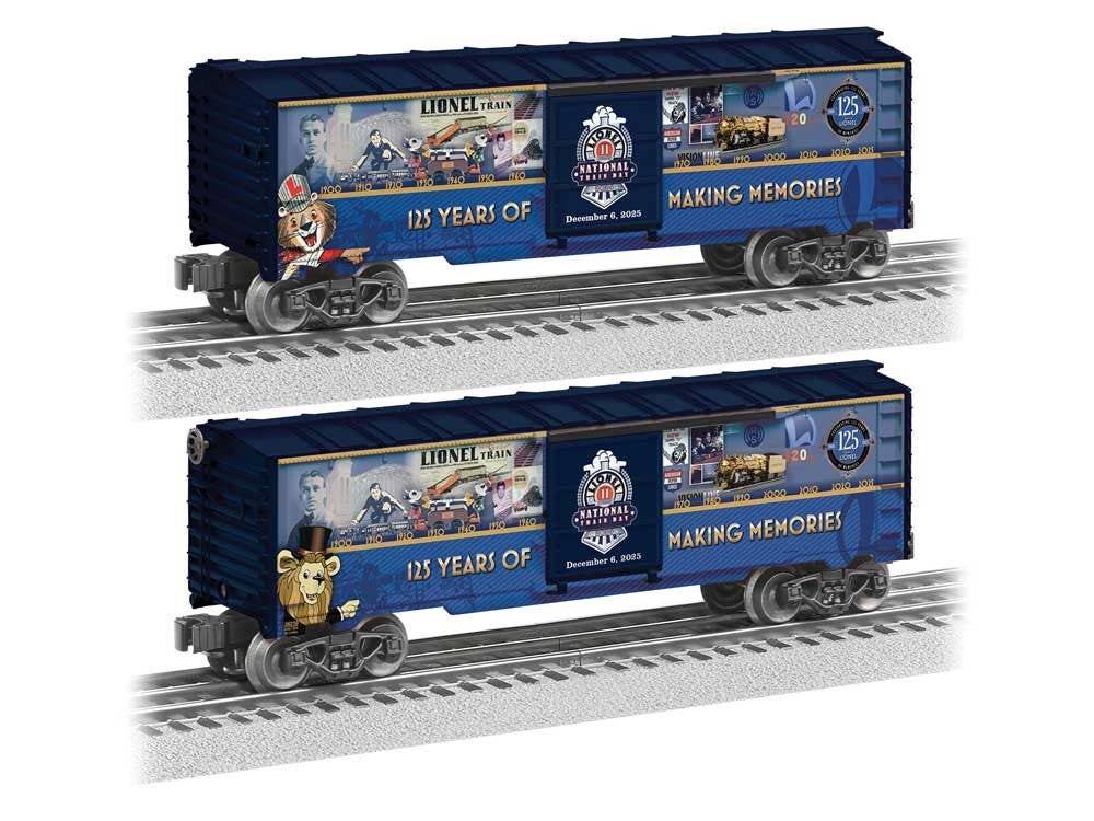 PREORDER Lionel O 2538510 3-Rail Steel Boxcar, National Lionel Train Day #2025