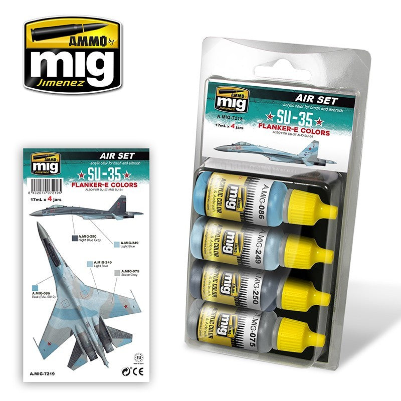 Ammo Mig 7219 SU-35 FLANKER-E AIR SET