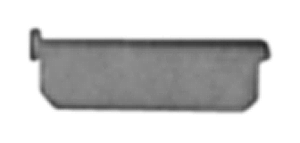 Detail Associates N 8214 Sunshades (4), E & F Units (plastic)