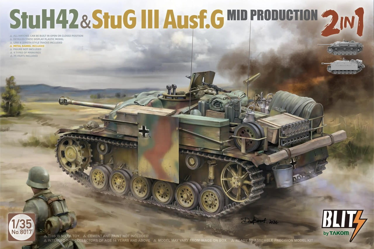 Takom 8017 StuG 3G Midproduction 2n1 1:35