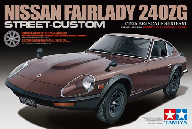Tamiya 12051 Nissan Fairlady 240ZG Street-Custom 1:12
