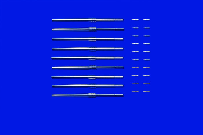 Tamiya 12643 Metal 46cm Gun Barrels & Projectiles