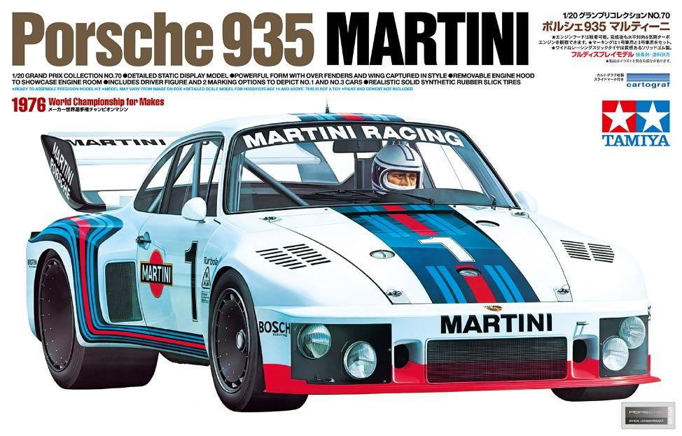 Tamiya 20070 Porsche 935 Martini 1:20