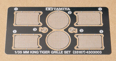 Tamiya 35167 German King Tiger Etch Grille