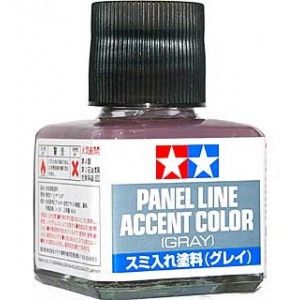 Tamiya 87133 Gray Panel Line Accent 6x7.50