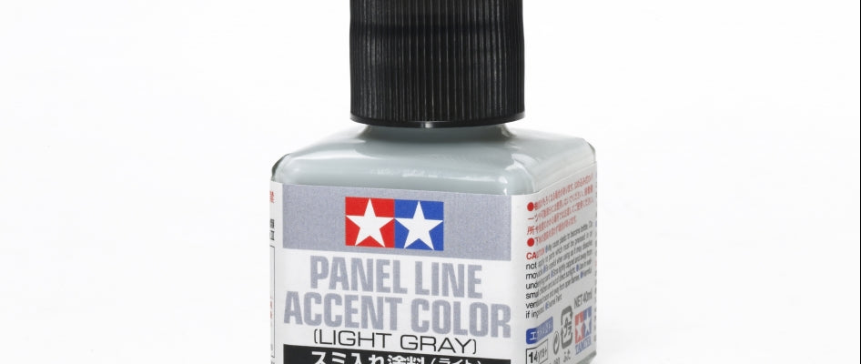 Tamiya 87189 Lgray Panel Line Accent 6x7.50