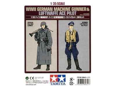 Tamiya 89641 German Gunner + Ace Pilot 1:35