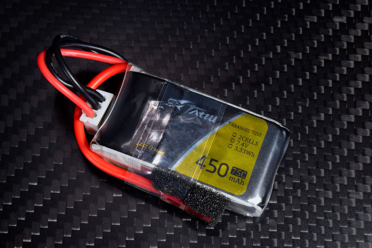 Tattu 2s 450mAh 75c JST