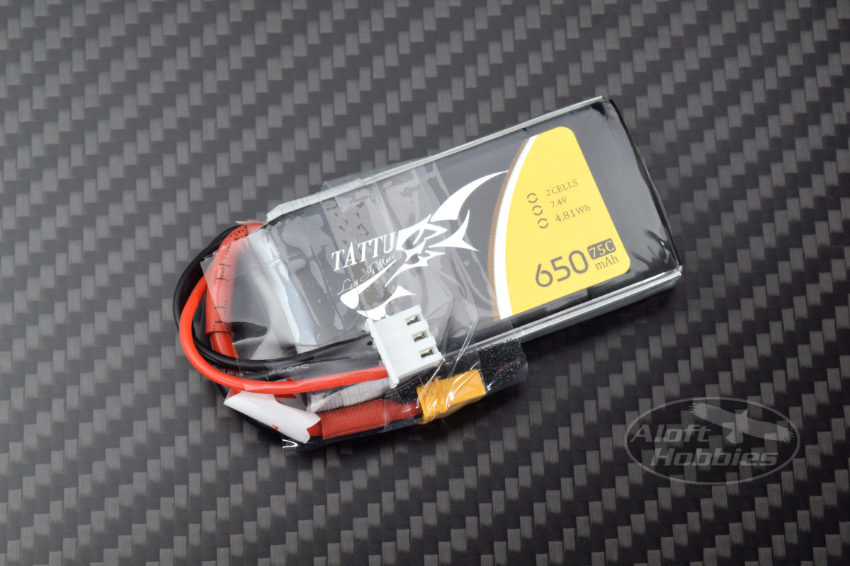 Tattu 2S 650mAh 75C XT30