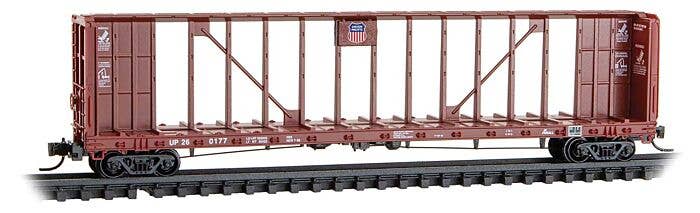 Micro-Trains N 053 00 760 Thrall 60' 8" Centerbeam Flatcar, Union Pacific #260177
