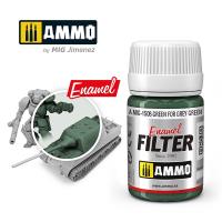 Ammo Mig 1508 GREEN/GREY GRN ENAM FILT
