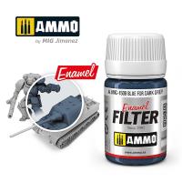 Ammo Mig 1509 BLUE/DARK GREY ENAM FILT