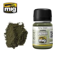Ammo Mig 3019 ARMY GREEN PIGMENT