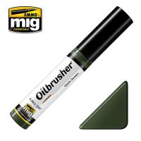 Ammo Mig 3507 DARK GREEN OILBRUSHER
