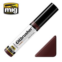Ammo Mig 3512 DARK BROWN OILBRUSHER
