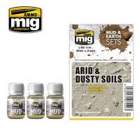 Ammo Mig 7440 ARID&DUST SOIL WEATHERSET