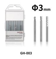 DSPIAE GH-003 Double Cut Tungsten Carbide Rotary Burr*3