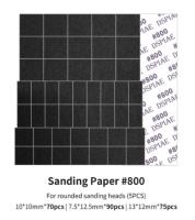 DSPIAE MSP-ES08 Sanding Paper for Arc Reciprocating Sanding Head#800