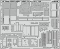 Eduard B-26B Marauder cockpit & nose interior 1/48 Photo etched set for ICM