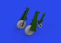 Eduard P-51D wheels diamond tread 2 1/72 Brassin for EDUARD
