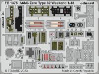 Eduard 1/48 A6M3 Zero Type 32 Weekend [Zoom set], for EDUARD