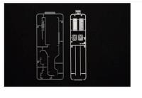 Fujimi 1/32 Highway Aesthetics Series No.8 (SP8) Set 4 Square Fuel Tank & Chimney Muffler Accessory Upgrade Parts