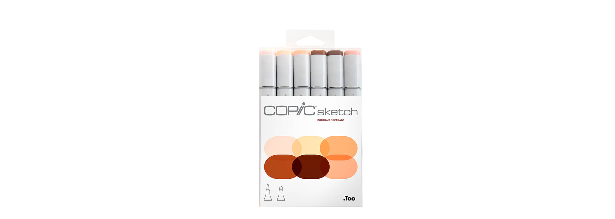 Copic Sketch Marker Portrait 6Pc Set