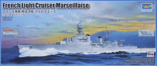 Trumpeter 5374 French Marseillaise Light Cruiser 1:350