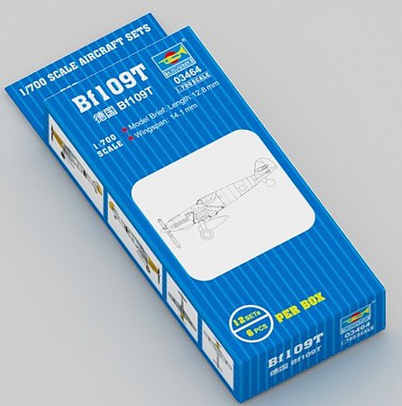 Trumpeter 3464 Bf109 Aircraft Set 1:700