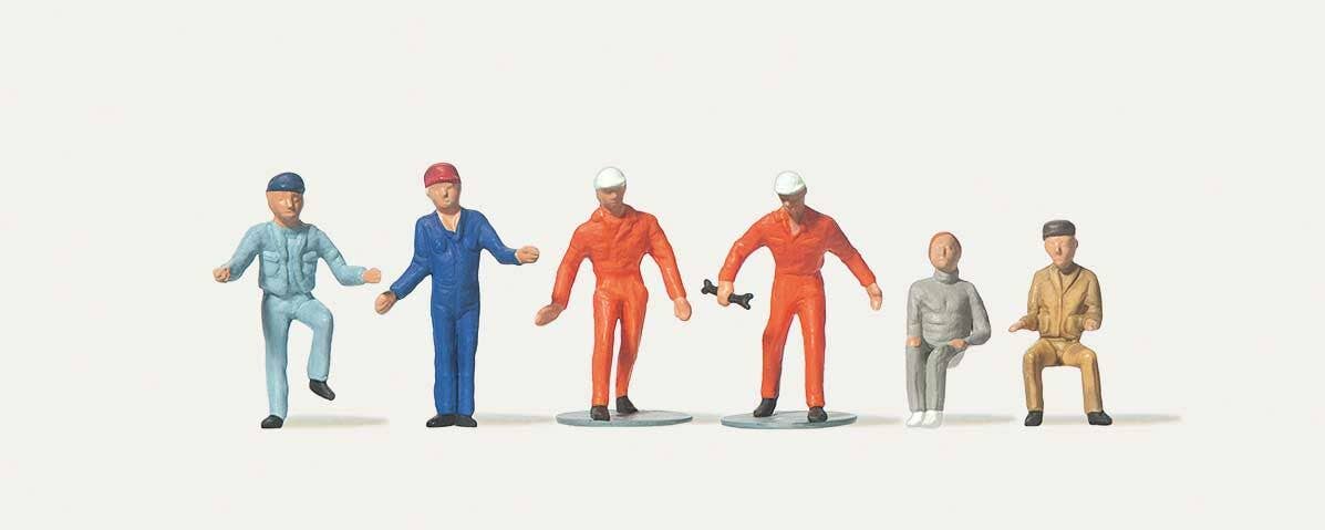 Merten HO 212522 Truck Drivers & Occupants (6-Pack)