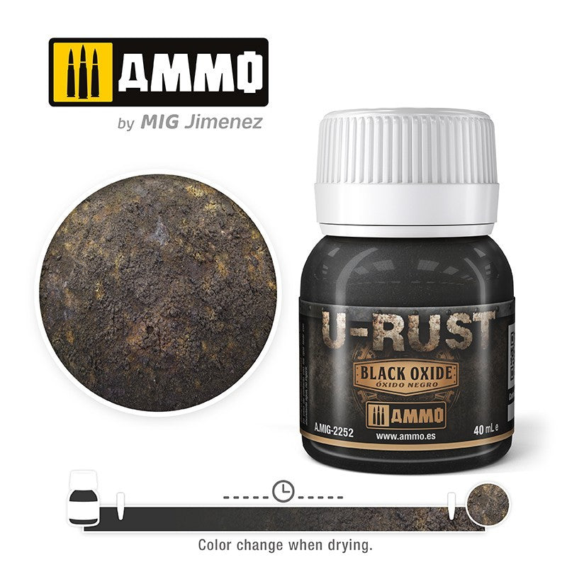 Ammo Mig 2252 U-RUST BLACK OXIDE 40ML