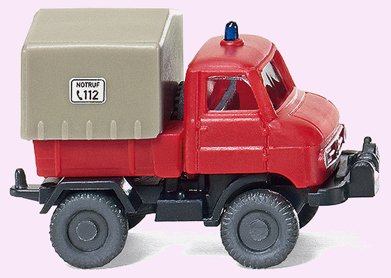 Wiking N 97202 Unimog U 411 Delivery Truck, Fire Department