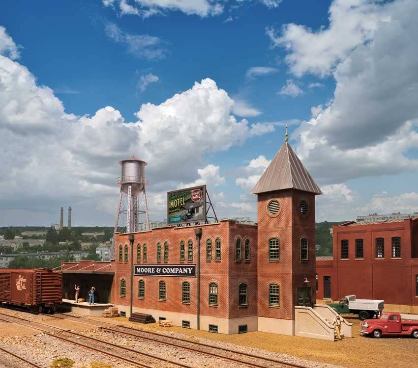 PREORDER Walthers Cornerstone HO 933-4104 Vintage Brick Warehouse Kit