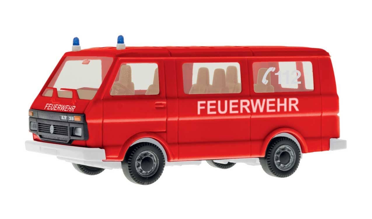 PREORDER Kibri HO 11245 Volkswagen LT Passenger Van Kit, Fire Department