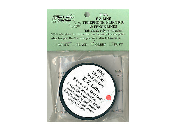 EZ Line Fine Green Model Railroads/Airplanes, 100 Feet