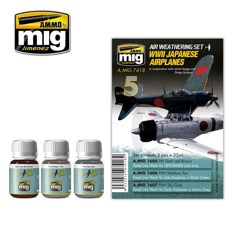 Ammo Mig 7418 WWII JAPAN AIR WEATHERSET