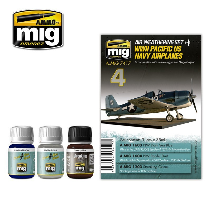 Ammo Mig 7417 WWII NAVY AIR WEATHERSET