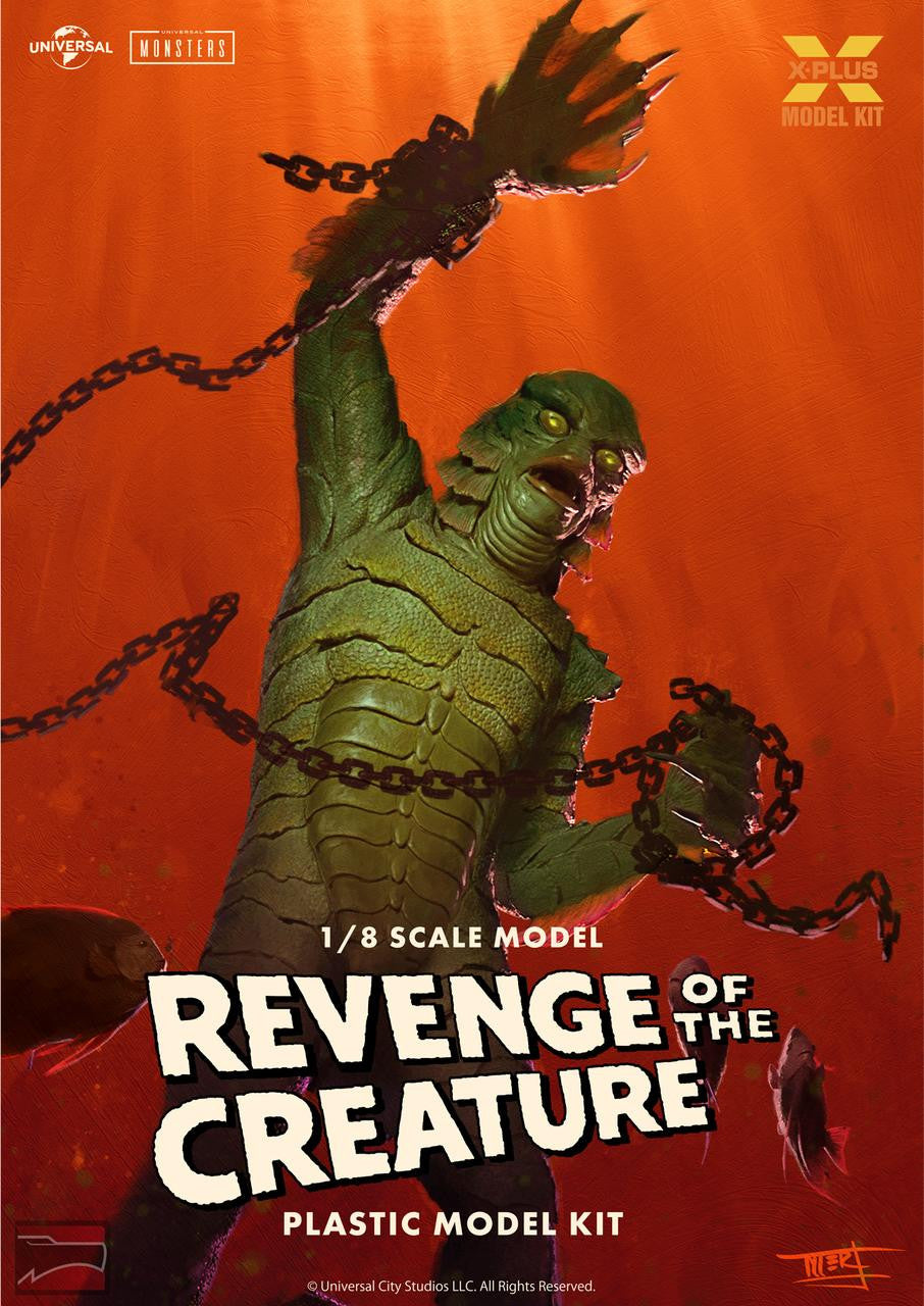 X-Plus Model 411-2 Revenge of the Creature 1:8